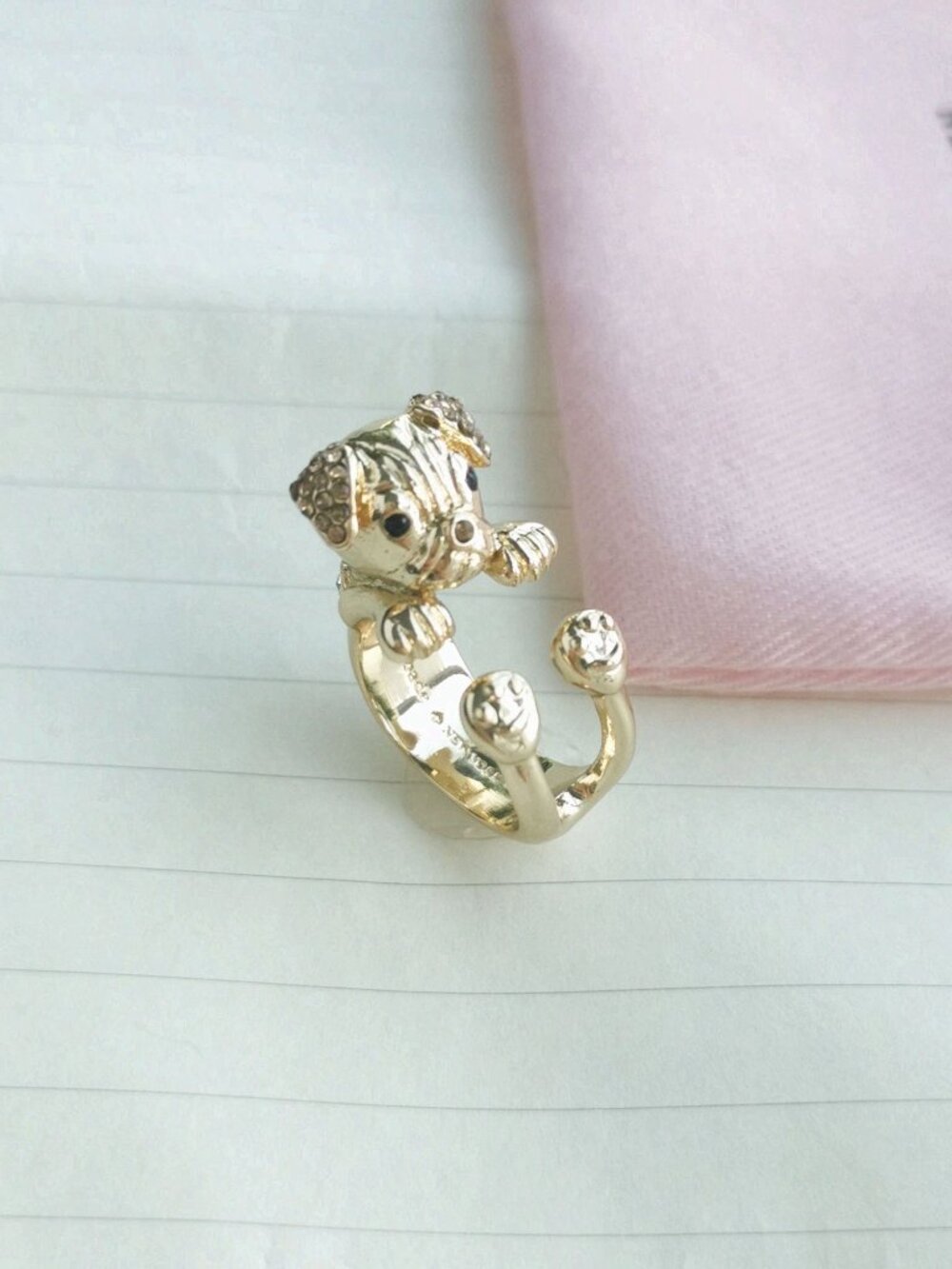 Kate Spade jewelry - Puppy Wrap Ring Size 7